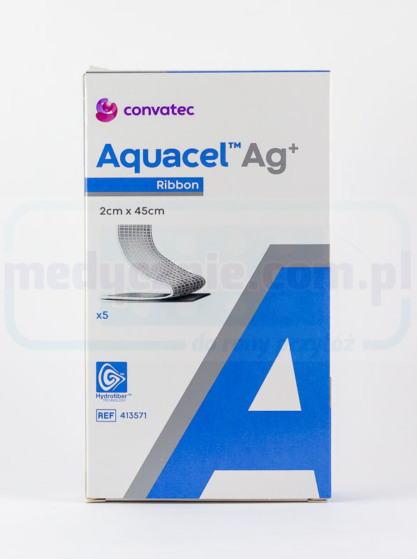 Пов’язка Aquacel Ag Plus 2*45см зі сріблом 1шт