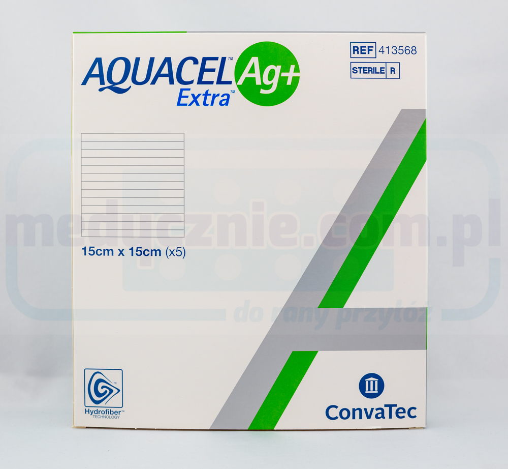Пов’язка Aquacel Ag Plus Extra 15*15см зі сріблом 1шт
