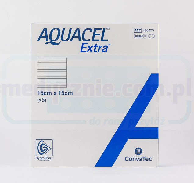 Пов’язка з гідроволокна Aquacel Extra 15*15см 1шт