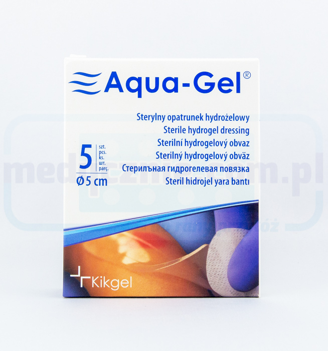 Гідрогелева пов’язка Aqua-Gel Ø 5 см 1шт