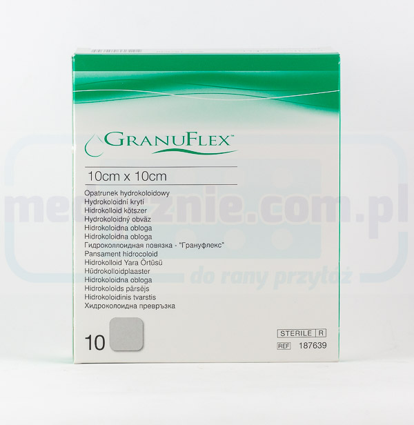 Гідроколоїдна пов’язка Granuflex 10*10см 1шт