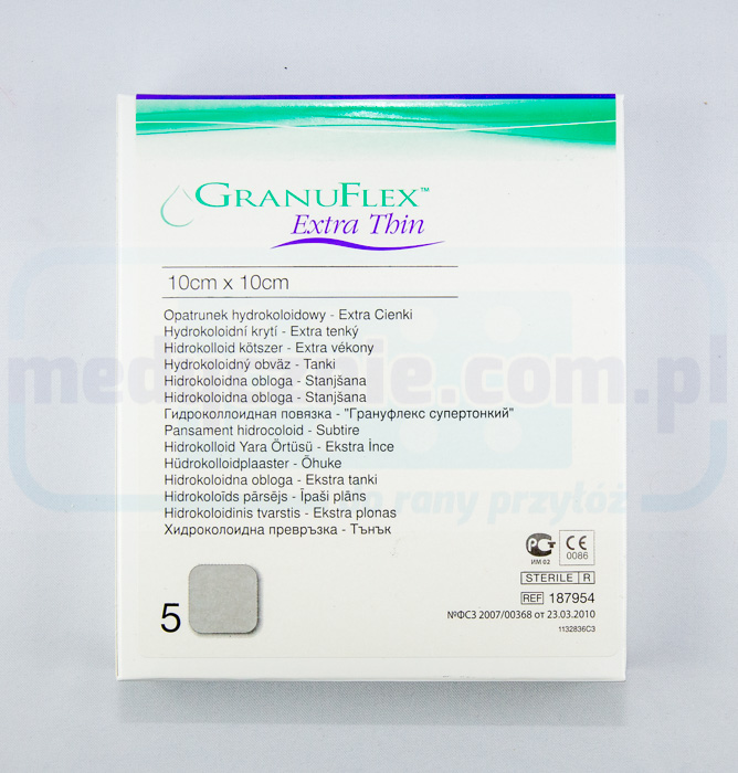 Гідроколоїдна пов’язка Granuflex Extra Thin 10*10см 1шт