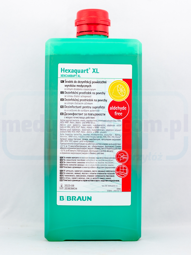 Hexaquart® XL 1 л концентрат для дезінфекції великих площ