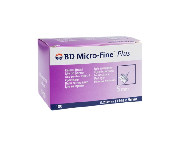 Голки для ручок MICRO – FINE BD 31G 0,25×5мм 100шт