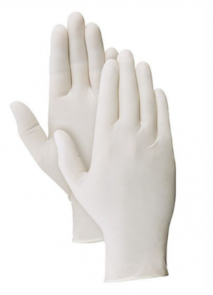 Латексні рукавички без пудри 100шт XL
