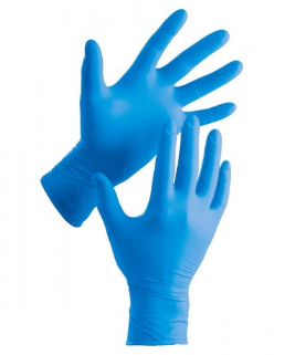 Нітрилові рукавички без пудри 100шт XL