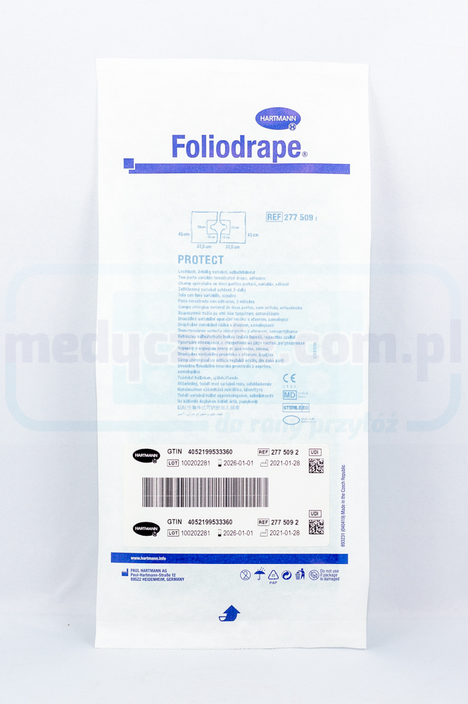 Стерильна серветка Foliodrape 2-компонентна 45×75 з о...