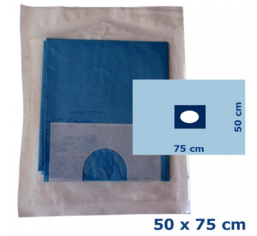 2-шаровий стерильний халат SoftMed 50×75 з адгезивним...