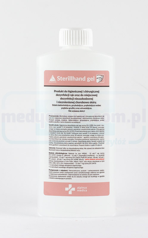 Sterillhand 500мл гель з помпою для дезінфекції рук (еквів...