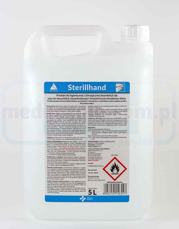 Засіб для дезінфекції рук Sterillhand 5 л (еквівалент AHD,...