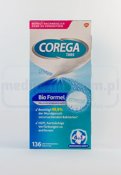 Corega Tabs Bio Formula – для чищення зубних протезі...
