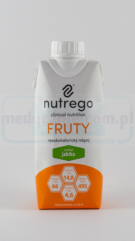 Дієтична добавка Nutrego Fruty Plus 175 мл Jabkowe