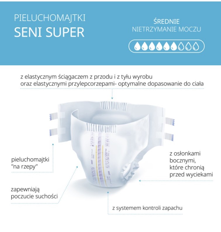 Підгузки для дорослих Super Seni EXTRA SMALL 10шт