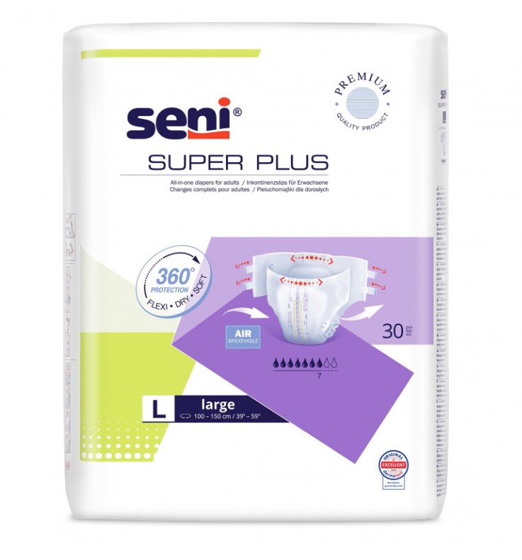 Підгузки для дорослих Super Seni Plus LARGE 30 шт.