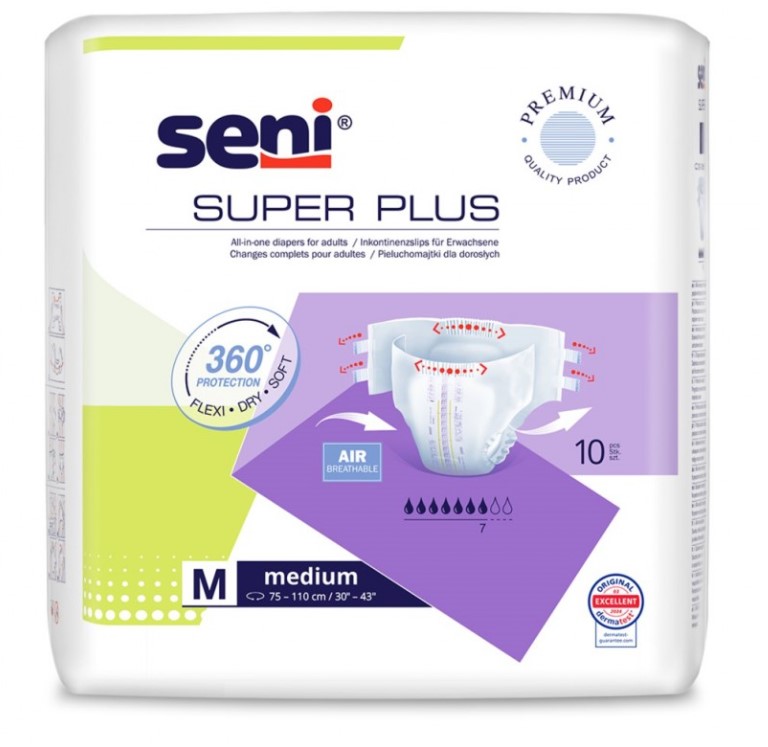 Підгузки для дорослих Super Seni Plus MEDIUM 10 шт.