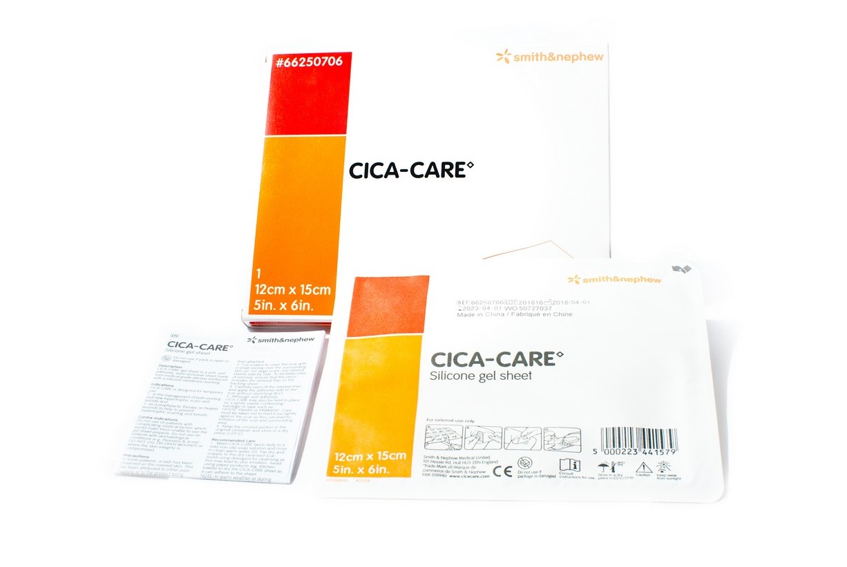 Силіконова пов'язка для шрамів Cica-care 15* 12см 1шт