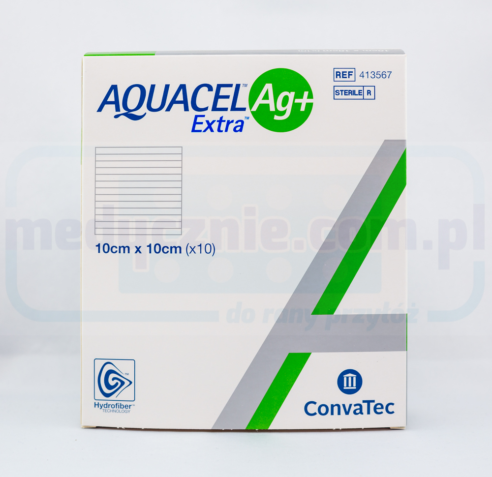 Пов'язка Aquacel Ag Plus Extra 10*10см зі сріблом 1шт