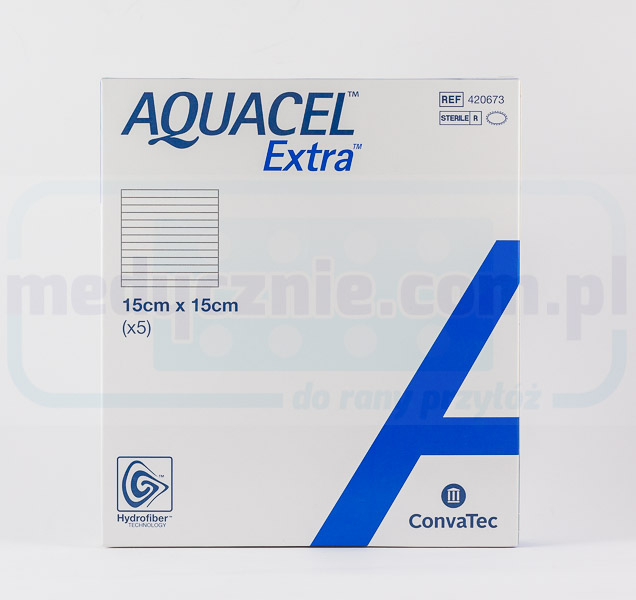 Пов'язка з гідроволокна Aquacel Extra 15*15см 1шт