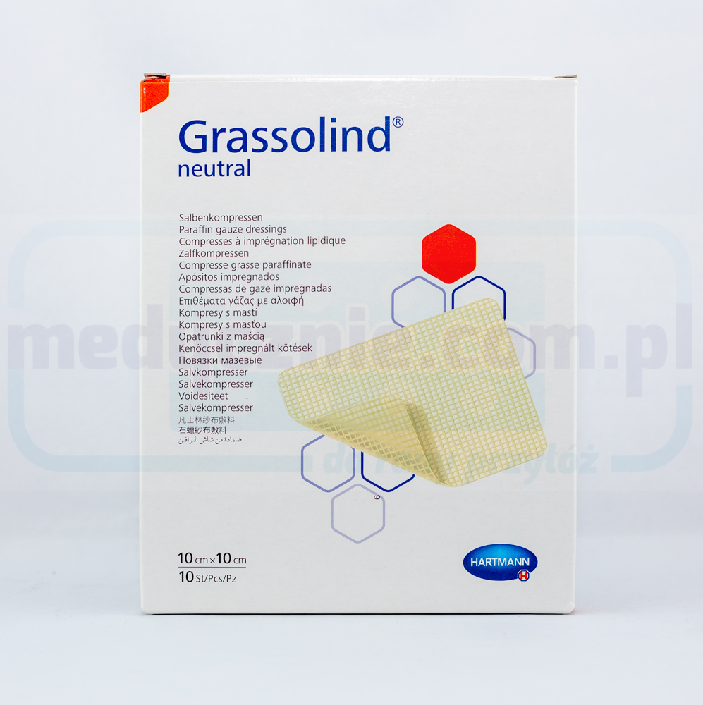 Пов'язка для опіків Grassolind 10*10см 1шт