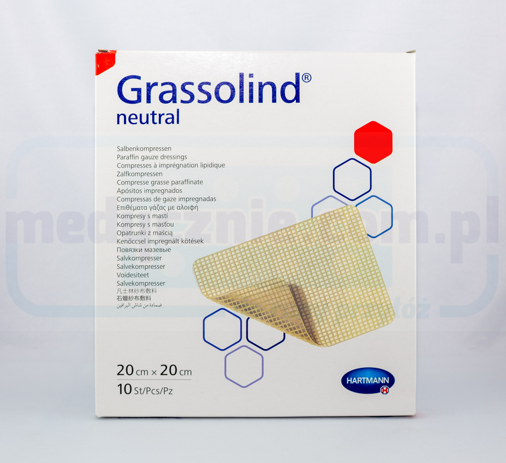 Пов’язка для опіків Grassolind 20*20см 1шт