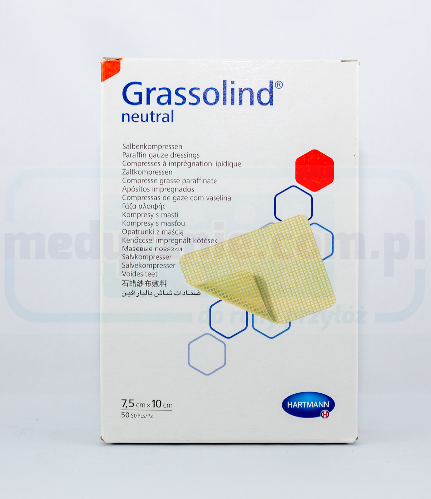 Опікова пов'язка Grassolind 7,5*10см 1шт