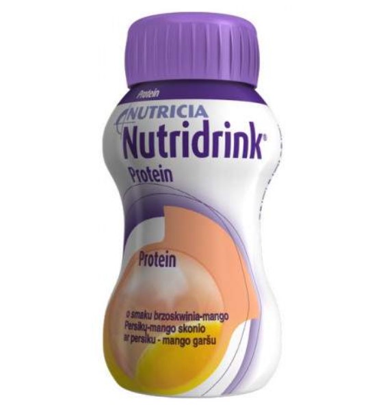 Nutricia Nutridrink Протеїновий персик/манго 125мл