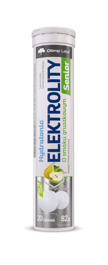 Olimp Hydratonic Electrolytes Senior 20 таблеток оранжевого кольору