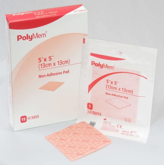 PolyMem 5055 Неадгезивна подушечка 13x13см 1шт