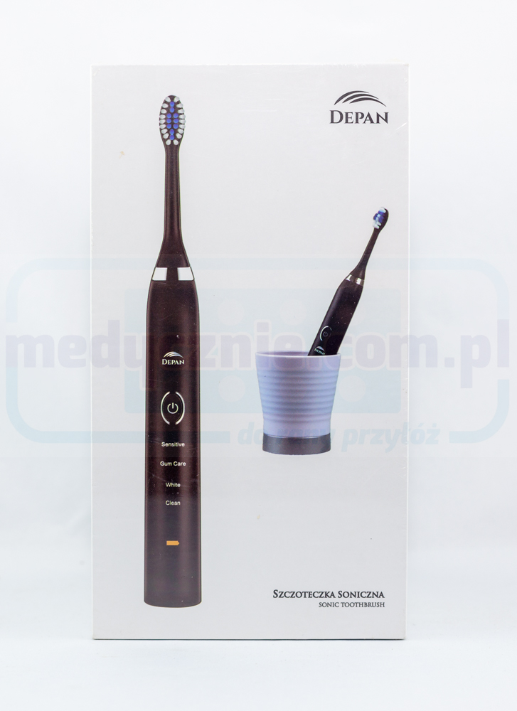 Звукова зубна щітка зі стаканчиком для зарядки Колір: перлинно-білий