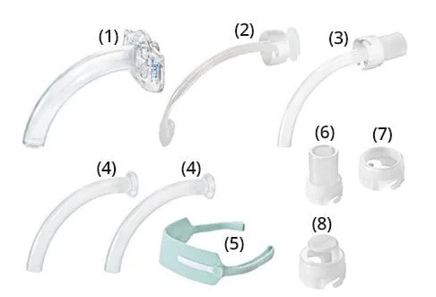 Трахеостомічна трубка KAN 8.0 без манжети 47-8000