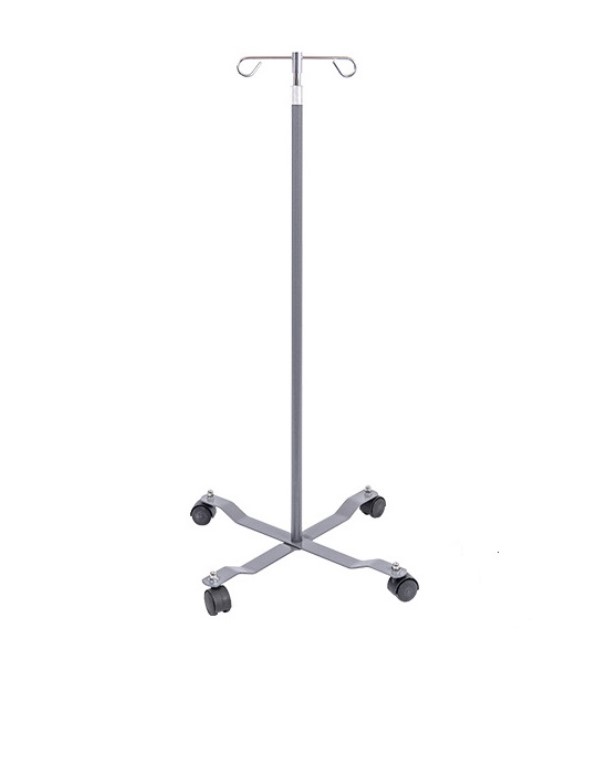 Підставка для крапельниць на колесах, 2 гачка
