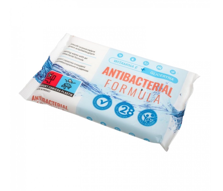 Антибактеріальні вологі серветки 28шт - Зображення 2
