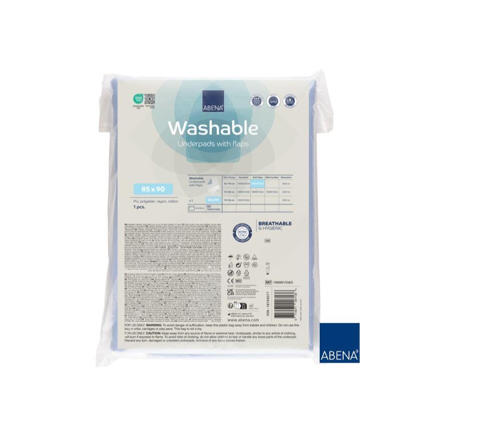 Багаторазовий захисний чохол 90x85см 1шт з вкладками ABENA