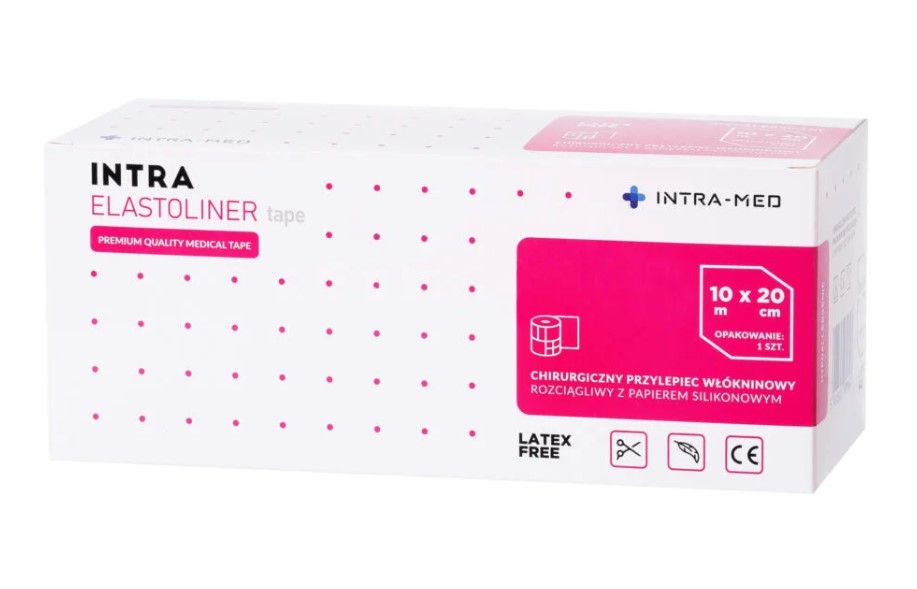 Еластолайнер неткана стрічка 20см*10м 1шт в самоклеючому рулоні - Зображення 2