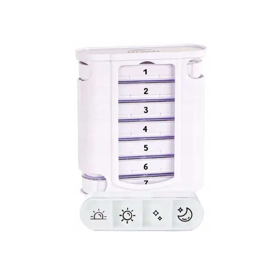 Щотижневий контейнер для ліків - пенал на підставці