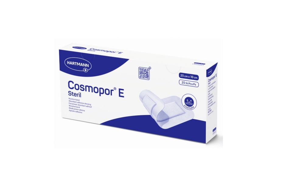 Пов'язка з поглинаючою прокладкою COSMOPOR E 10* 25см 25шт