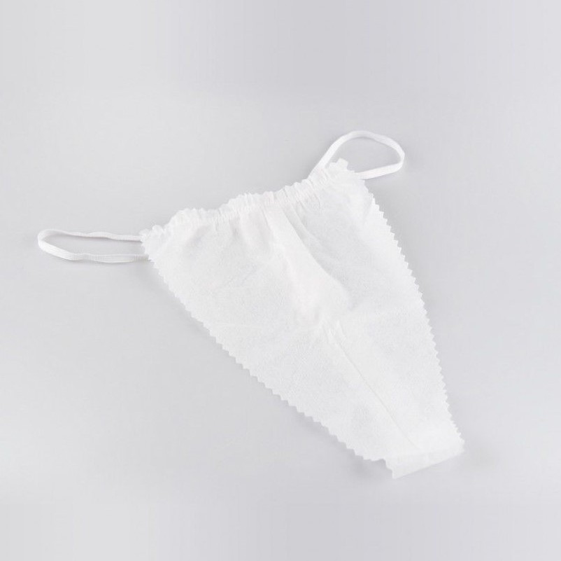 Жіночі одноразові стрінги білі універсальні розмір 100шт - Зображення 2