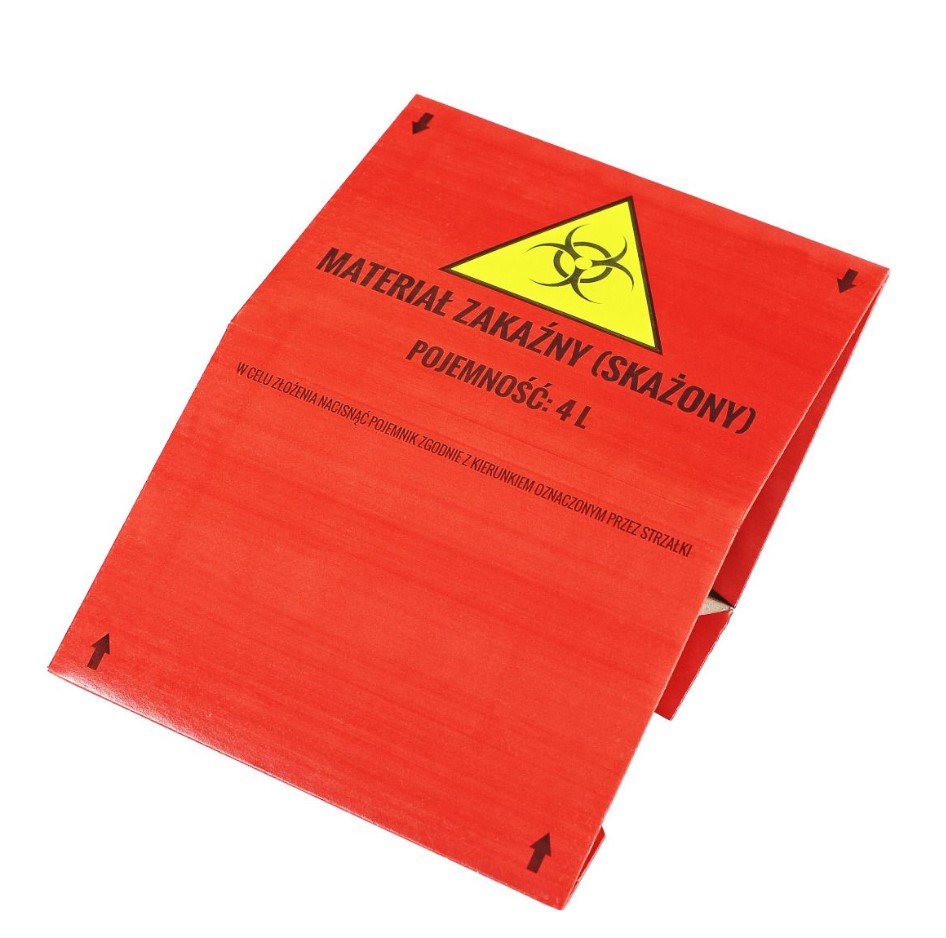 Контейнер для медичних відходів 4 л картонний