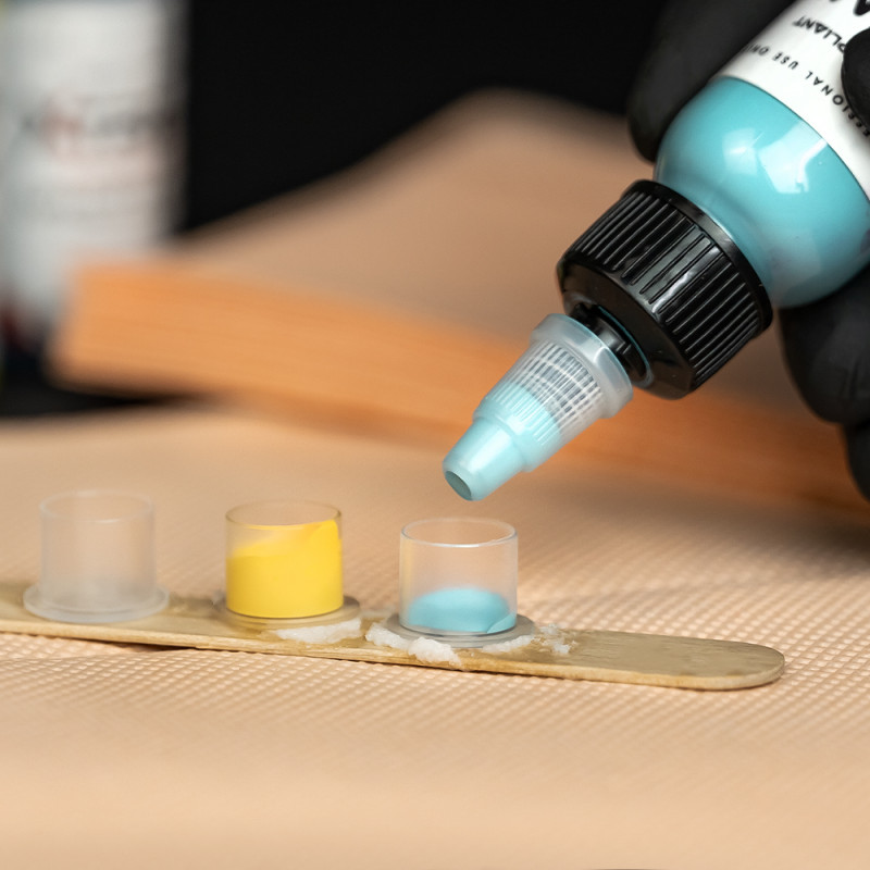 Стаканчики для фарби 10мл з основою 100шт