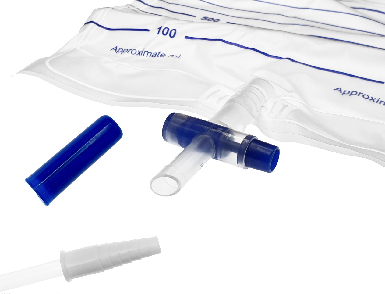 24-годинний мішок для збору сечі з Т-клапаном 2л 1шт