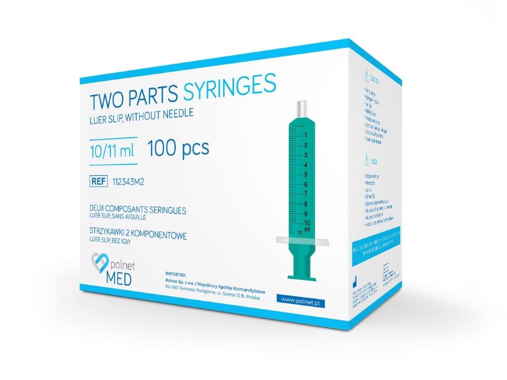 Шприци 10мл 100шт стерильні уп.