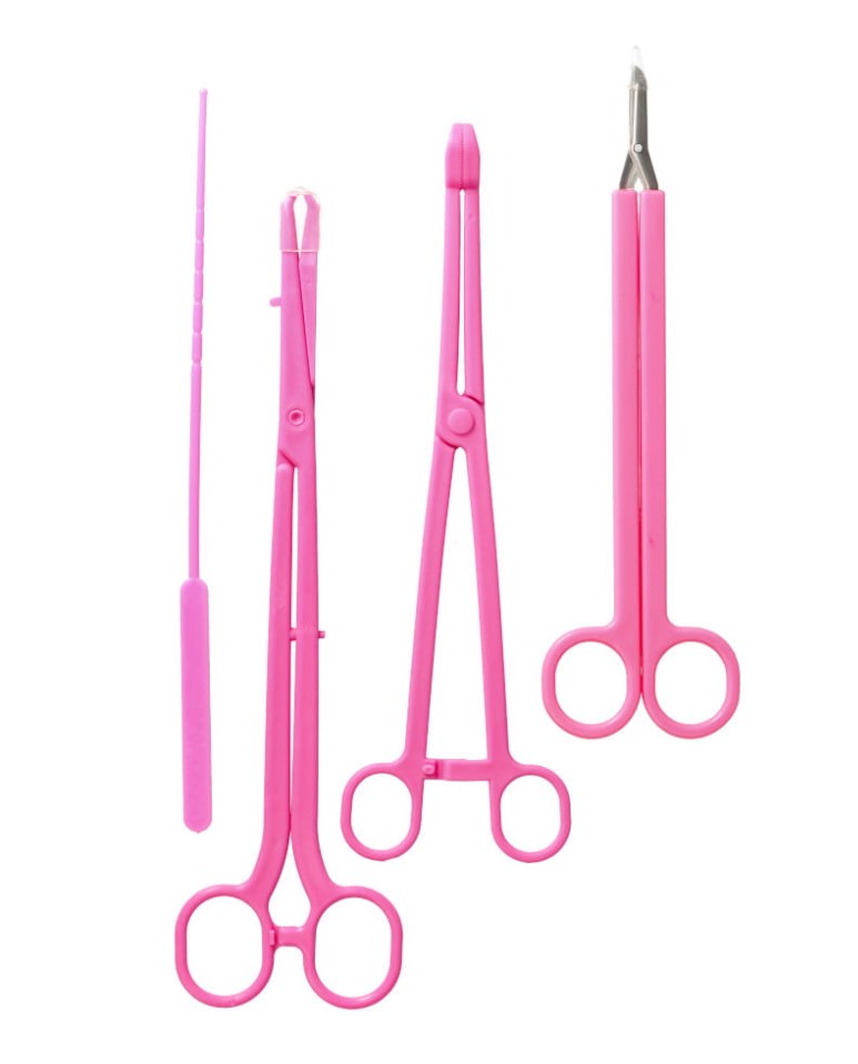 Набір для введення ВМС одноразовий рожевий