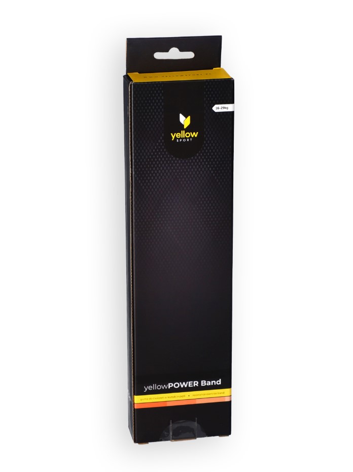 Еластична гума жовтаPOWER Band помаранчева опір 16-29 кг - Зображення 2