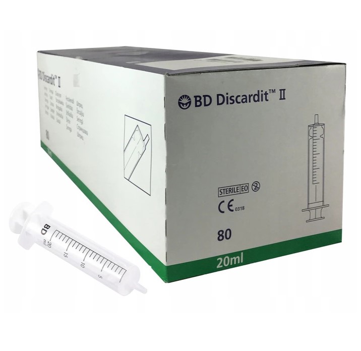 BD Шприци 20мл 80шт