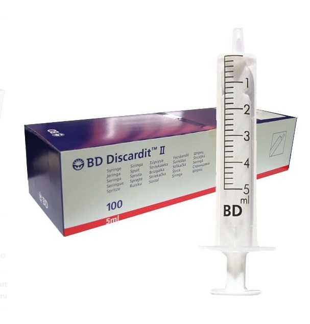 Шприци BD 5мл 100шт