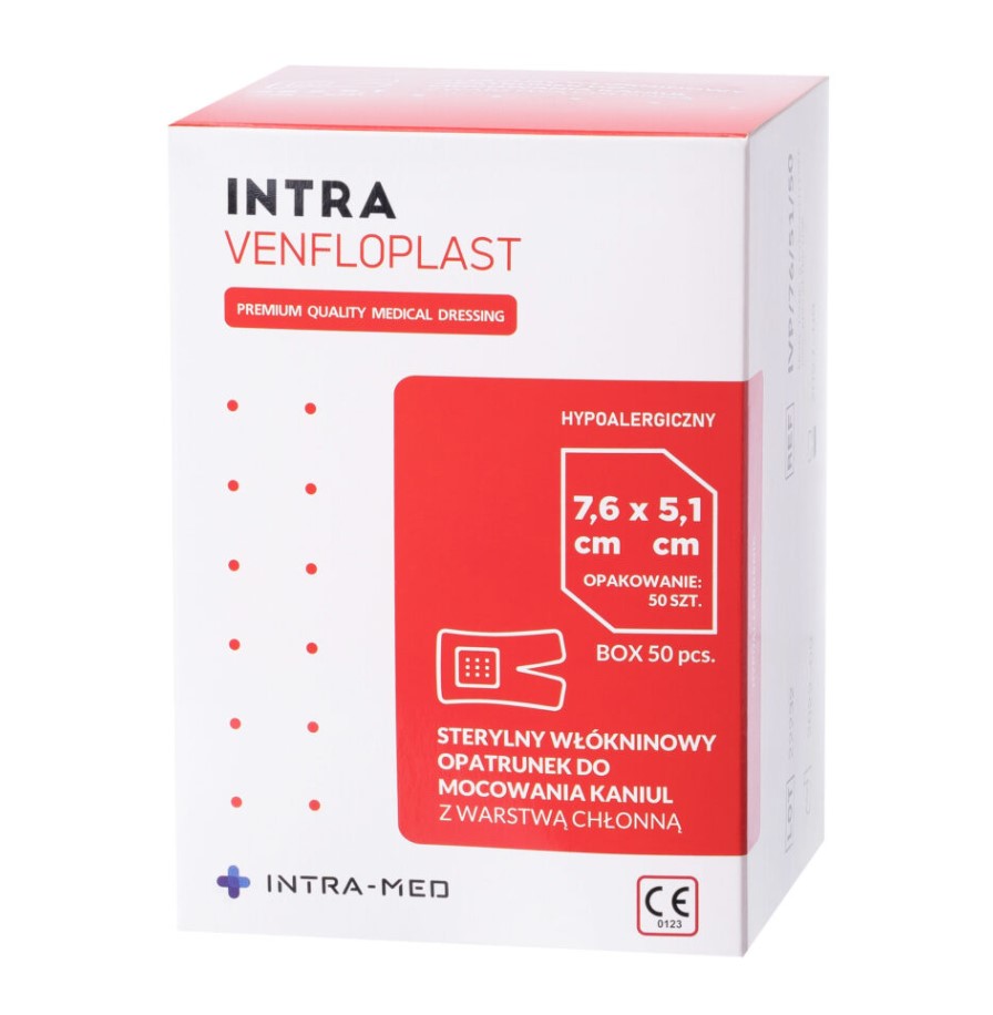 VENFLOPLAST пластир з венфлону 7.6*5.1см 50шт