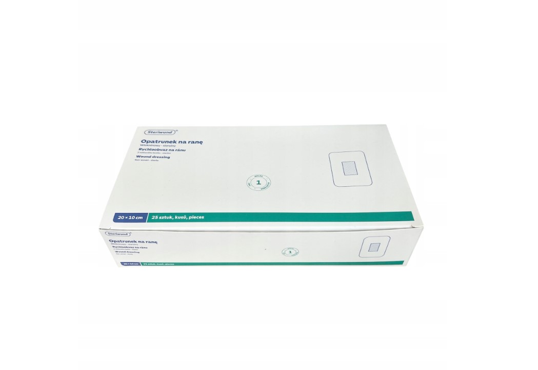 Пов'язка з поглинаючою прокладкою STERIWUND 20см х 10см 25шт