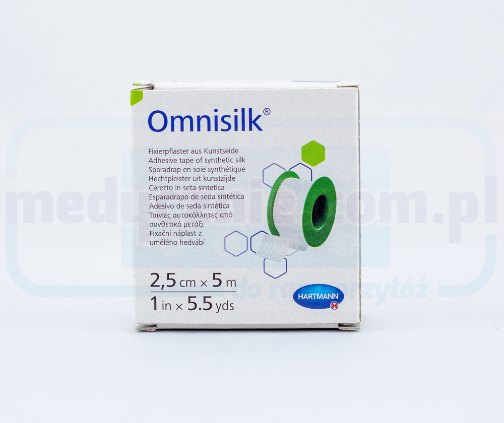 Шовковий пластир 2,5см*5м 1шт Omnisilk - Зображення 2