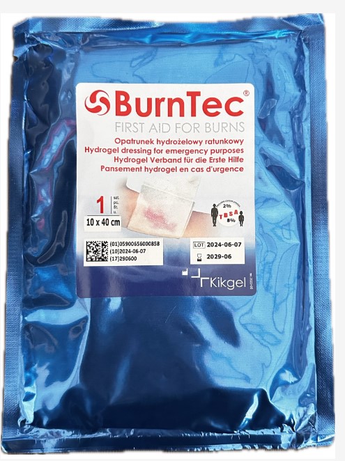 Гідрогелева пов'язка BurnTec 10x40см 1шт