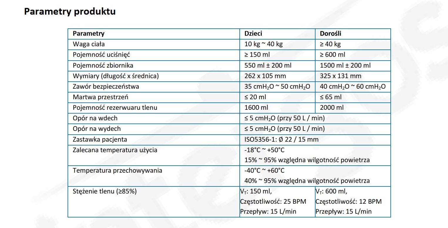 Одноразовий реанімаційний набір Ambu з ПВХ для дітей - Зображення 2